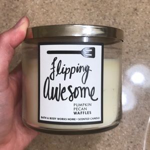 Pumpkin Pecan Waffles B&BW Candle